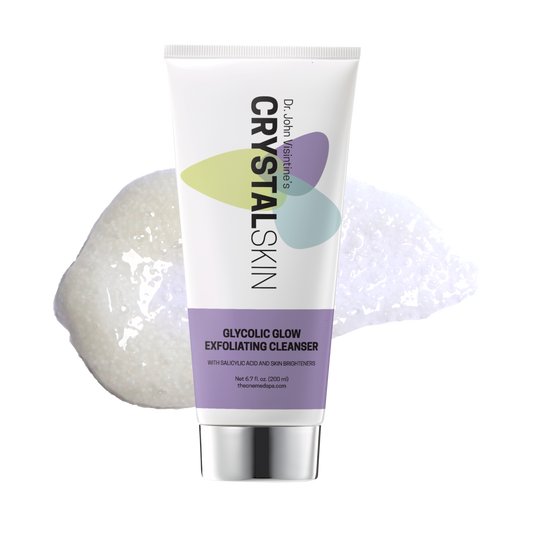 Glycolic Glow Exfoliating Cleanser with Salicylic Acid and Skin Brighteners